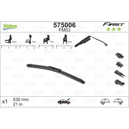 VALEO 575006 Stieracia lišta