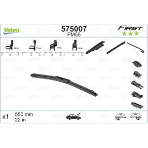 VALEO 575007 Limpiaparabrisas