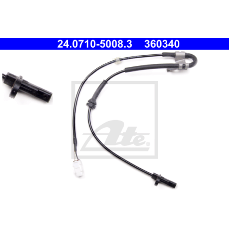 ATE 24.0710-5008.3 ABS Wheel Speed Sensor Front Right for Agila Splash