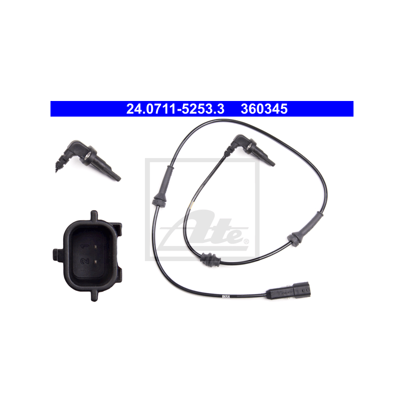 ATE 24.0711-5253.3 Snímač ABS zadní pro Renault Master