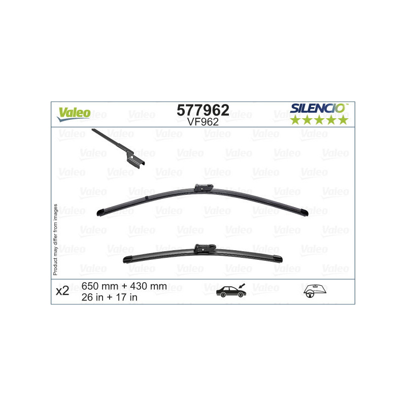 VALEO 577962 Spazzola tergicristallo