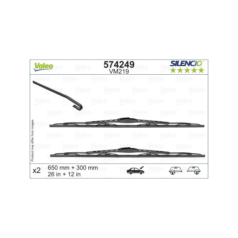 VALEO 574249 Spazzola tergicristallo