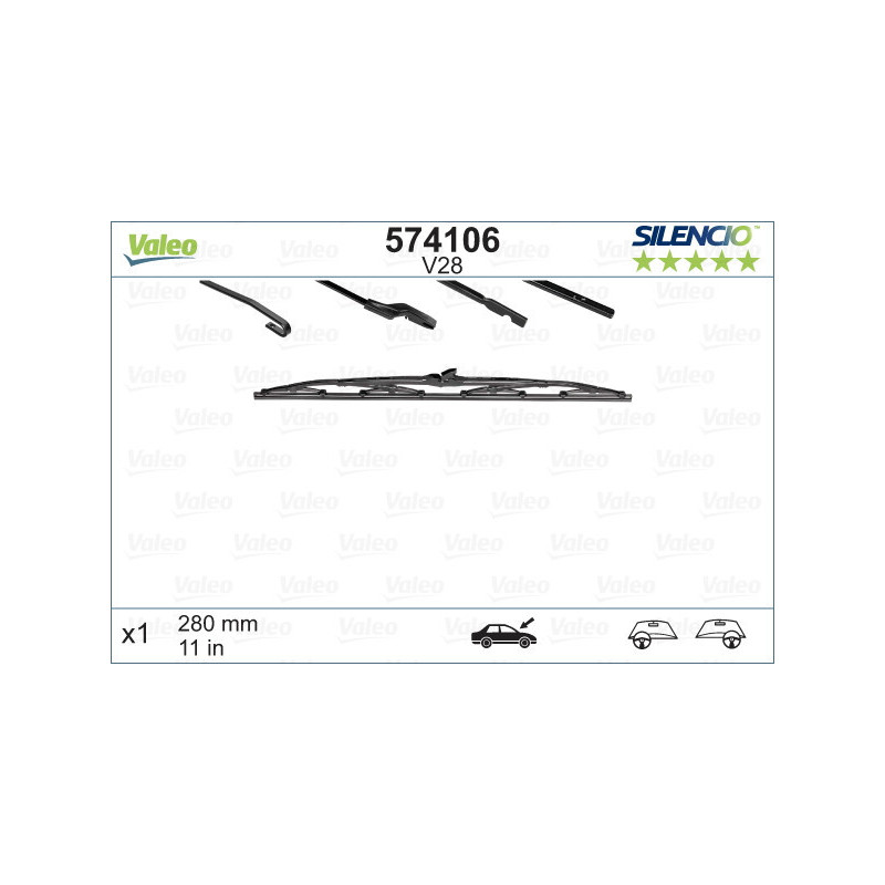 VALEO 574106 Spazzola tergicristallo