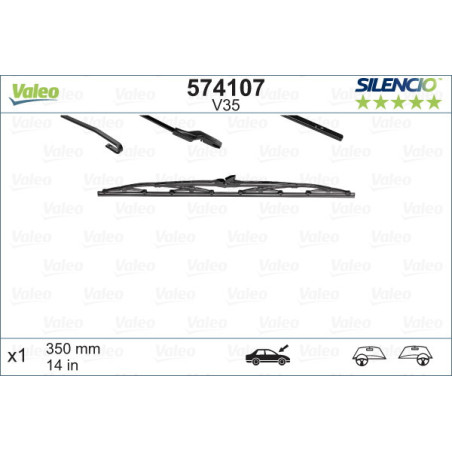 VALEO 574107 Stieracia lišta