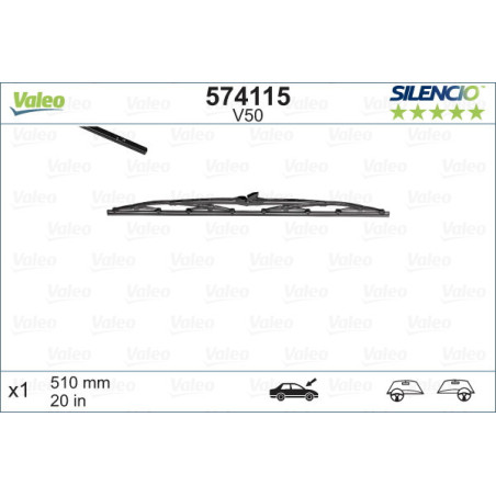 VALEO 574115 Stieracia lišta