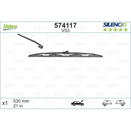 VALEO 574117 Stieracia lišta