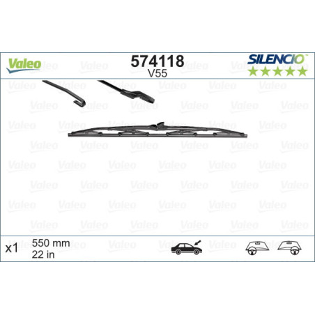 VALEO 574118 Stieracia lišta