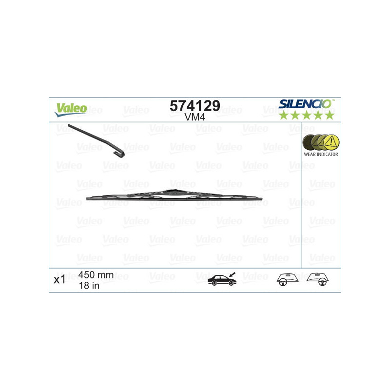 VALEO 574129 Pióro wycieraczki