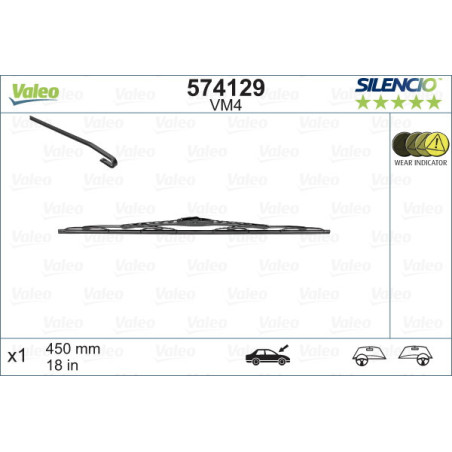 VALEO 574129 Pióro wycieraczki