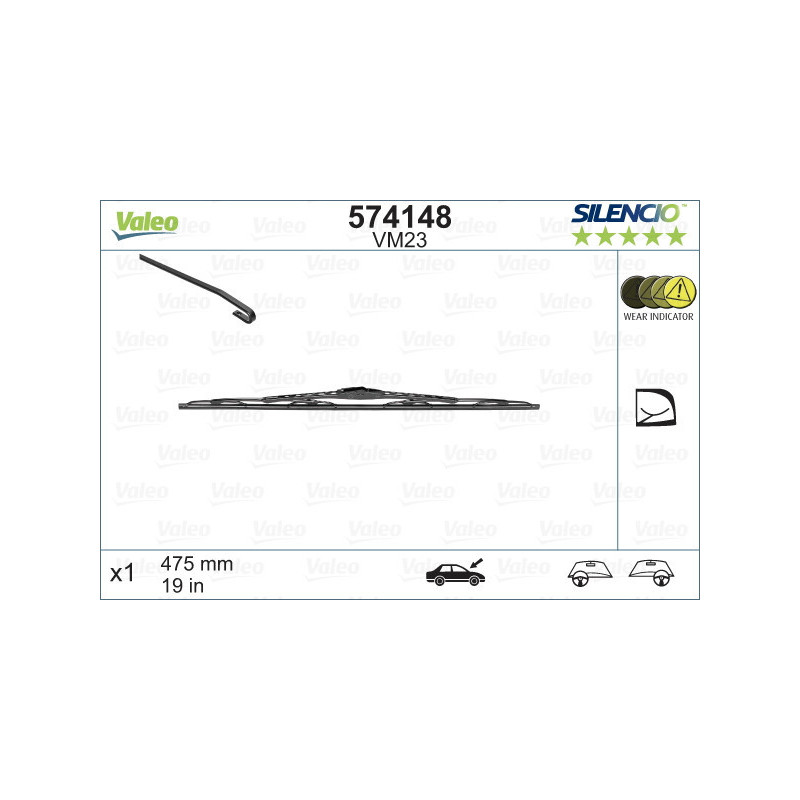 VALEO 574148 Pióro wycieraczki