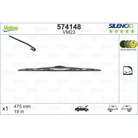VALEO 574148 Pióro wycieraczki