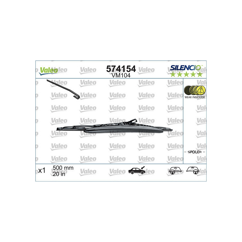 VALEO 574154 Pióro wycieraczki