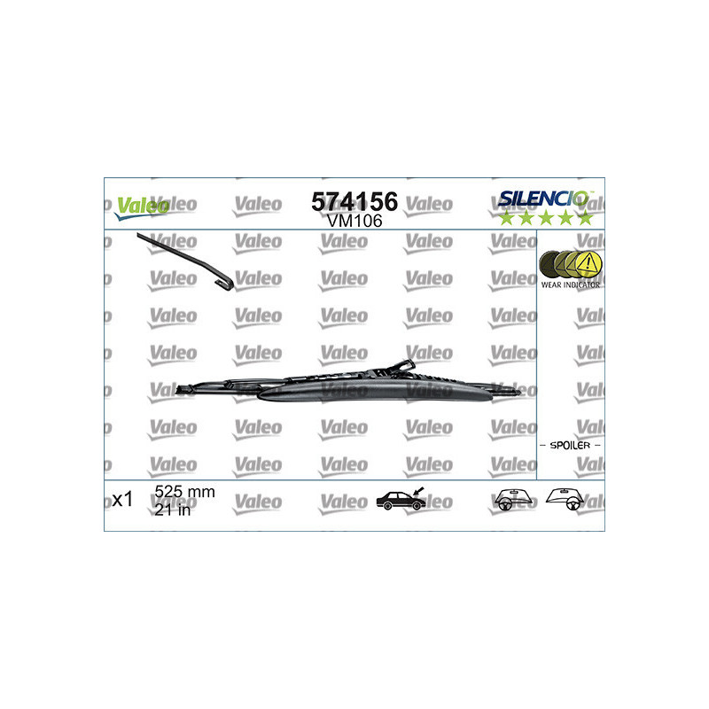 VALEO 574156 Stieracia lišta