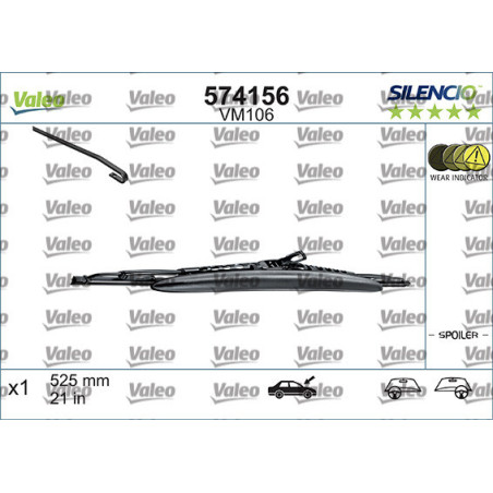 VALEO 574156 Stieracia lišta