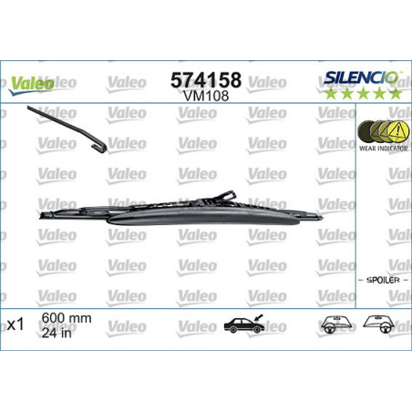 VALEO 574158 Stieracia lišta