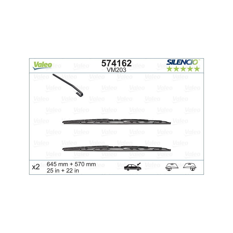 VALEO 574162 Pióro wycieraczki