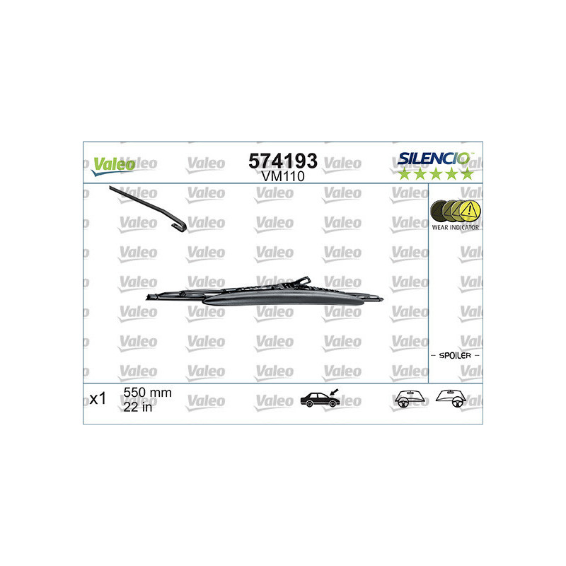 VALEO 574193 List stěrače