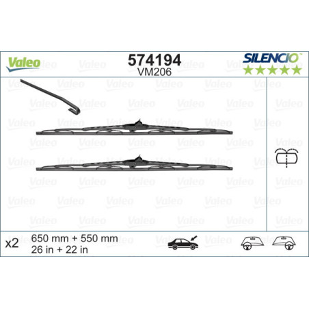 VALEO 574194 Balai d'essuie-glace