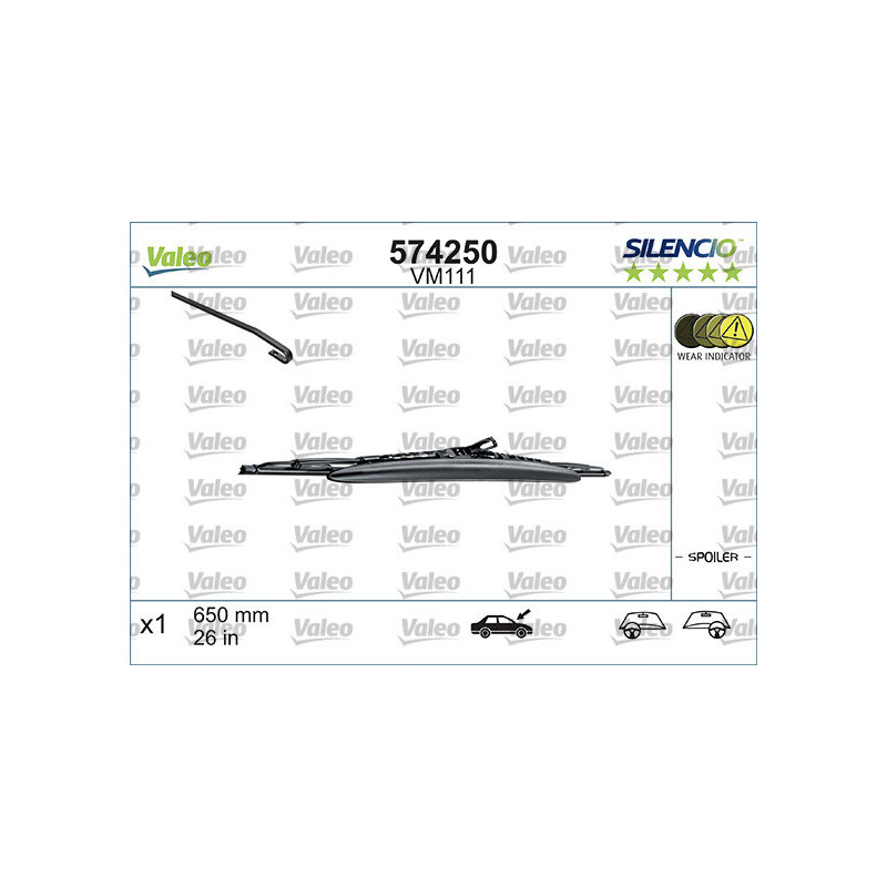 VALEO 574250 Pióro wycieraczki