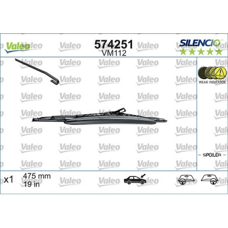 VALEO 574251 Limpiaparabrisas