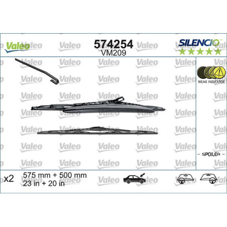 VALEO 574254 Balai d'essuie-glace