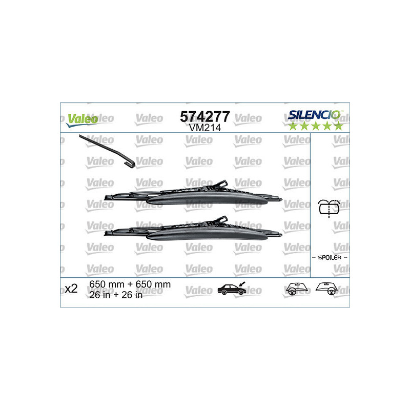 VALEO 574277 List stěrače