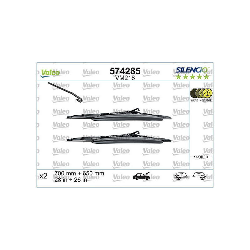 VALEO 574285 Pióro wycieraczki