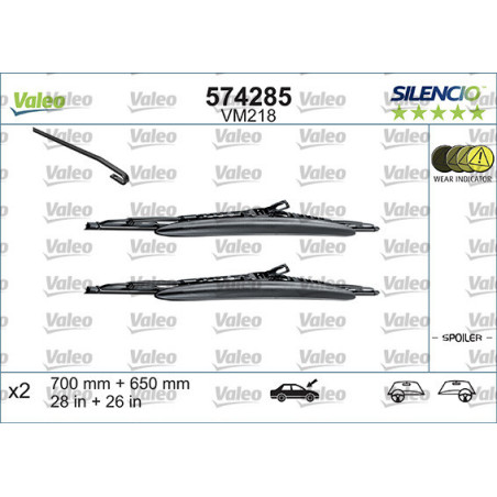 VALEO 574285 Pióro wycieraczki