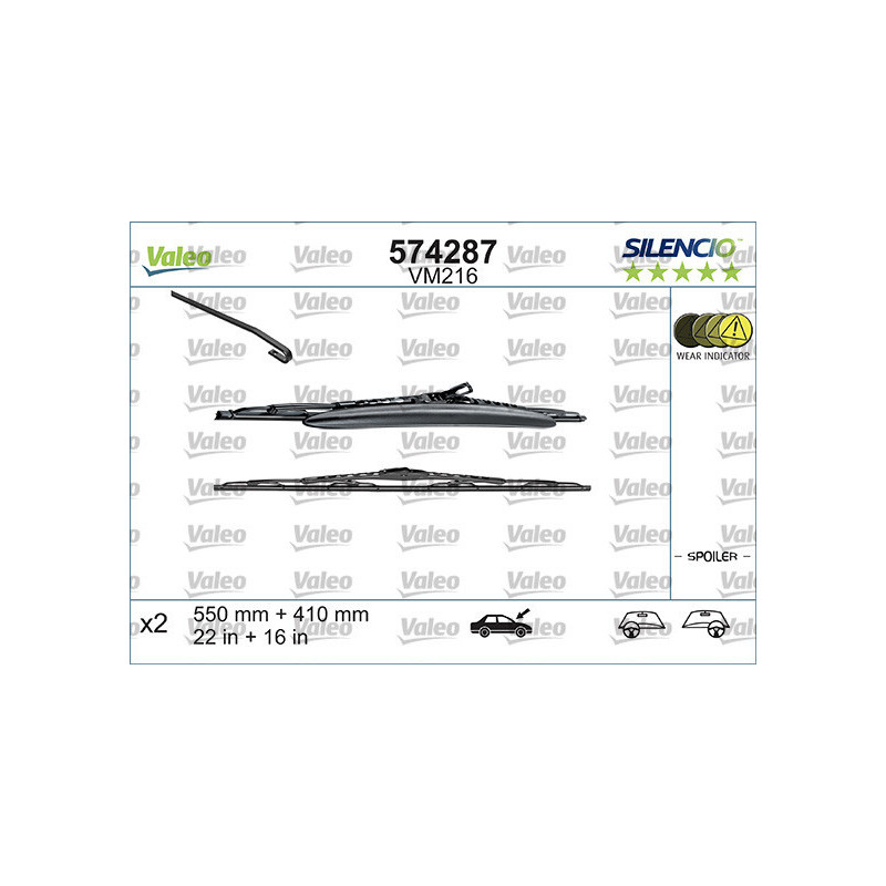 VALEO 574287 Wiper Blade