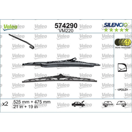 VALEO 574290 Pióro wycieraczki