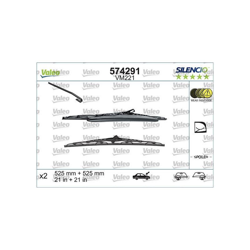 VALEO 574291 Stieracia lišta