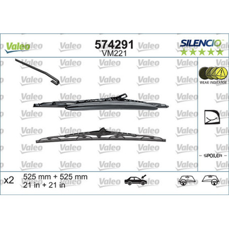 VALEO 574291 Stieracia lišta