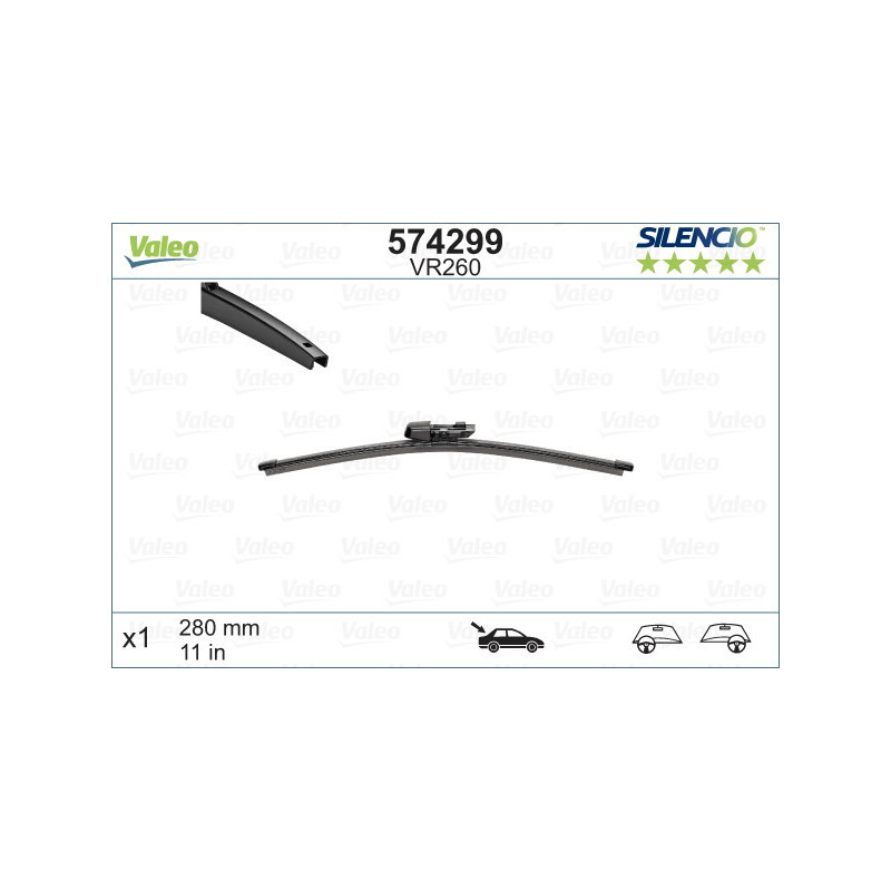 VALEO 574299 Spazzola tergicristallo