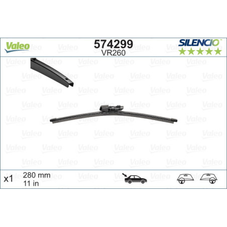 VALEO 574299 Spazzola tergicristallo