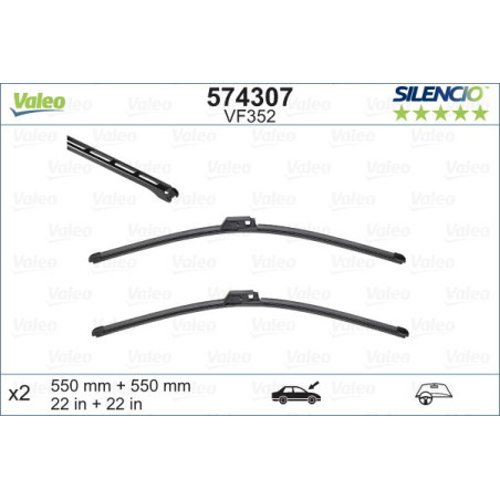 VALEO 574307 Limpiaparabrisas