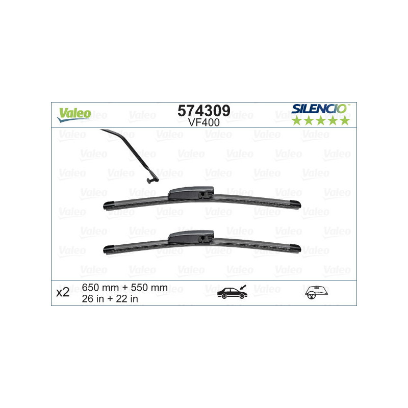 VALEO 574309 Stieracia lišta