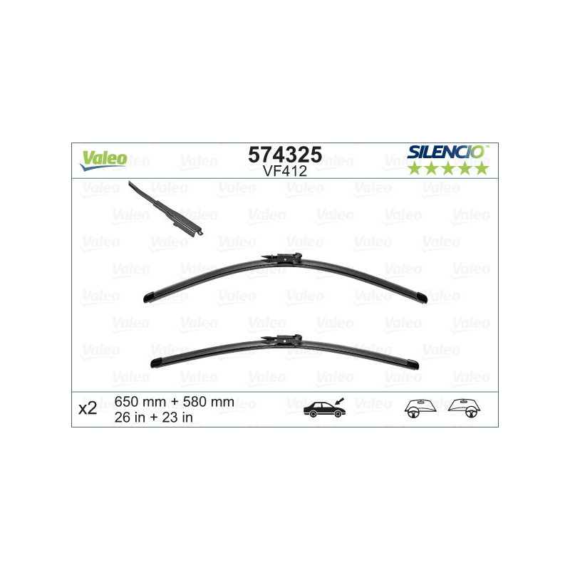 VALEO 574325 Spazzola tergicristallo