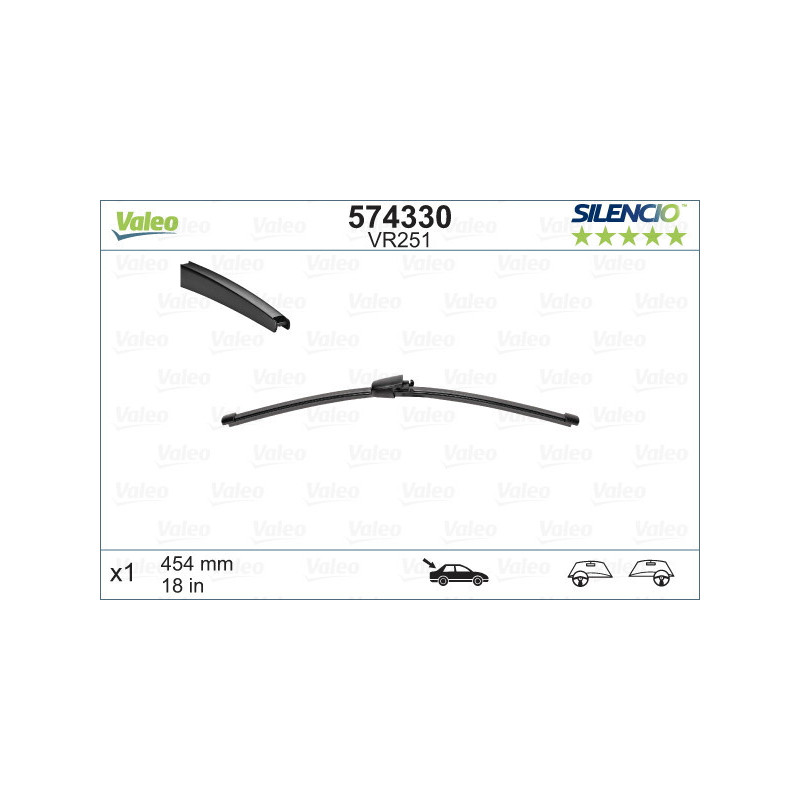 VALEO 574330 Pióro wycieraczki