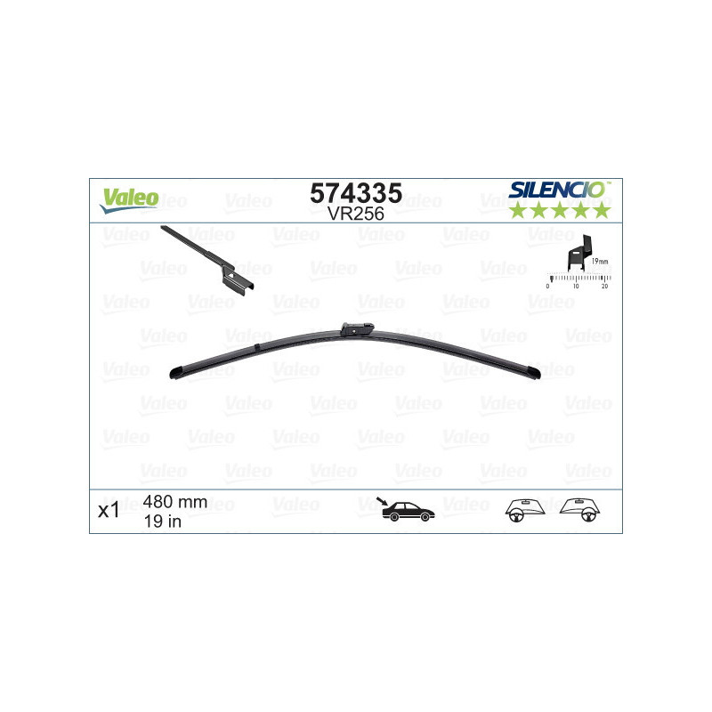 VALEO 574335 Spazzola tergicristallo