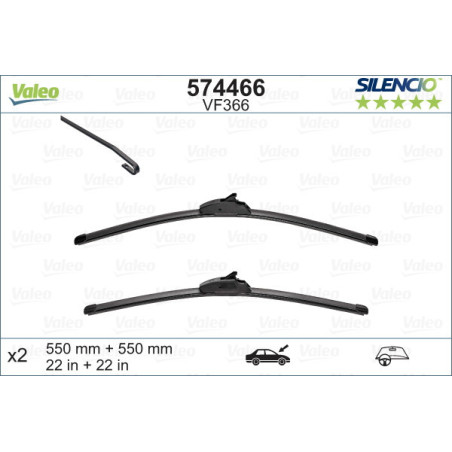 VALEO 574466 Limpiaparabrisas