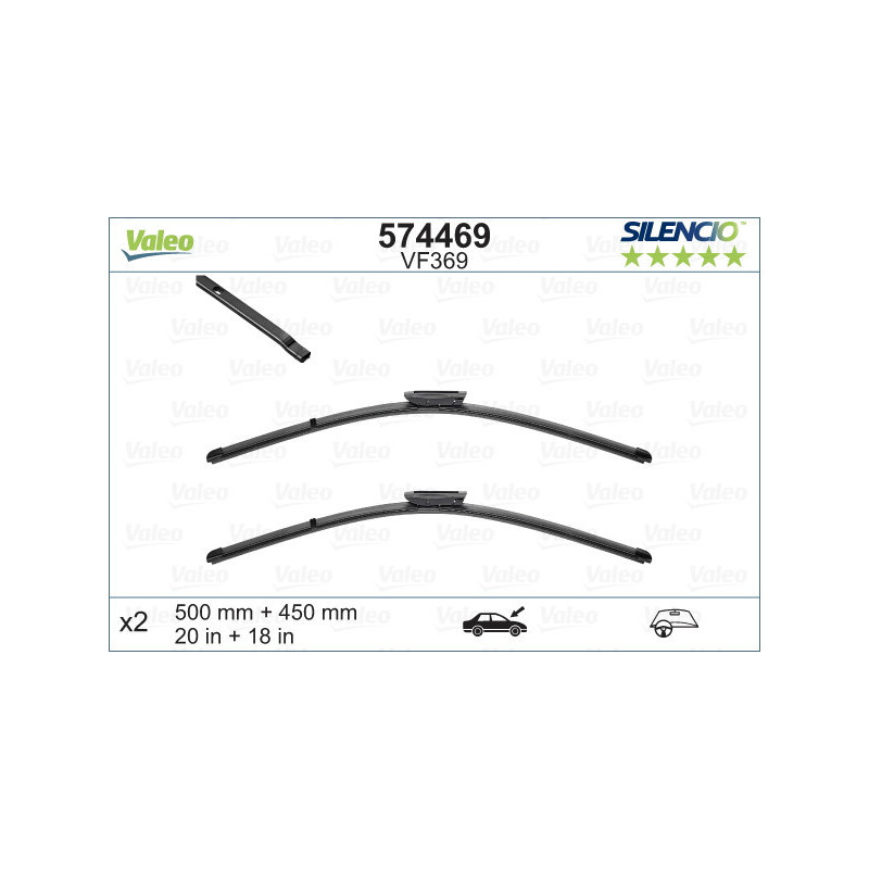 VALEO 574469 Spazzola tergicristallo