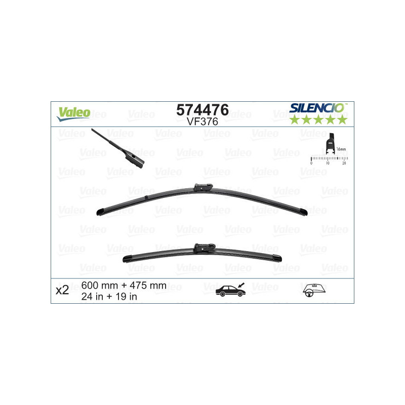 VALEO 574476 Pióro wycieraczki