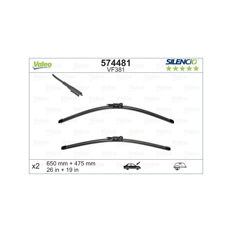 VALEO 574481 Spazzola tergicristallo
