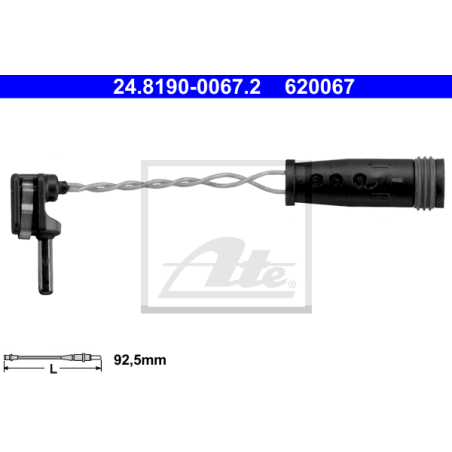ATE 24.8190-0067.2 Brake Pad Wear Sensor for Mercedes C E A CLA B GLA CLS GLC GLB EQS G EQA EQB EQE