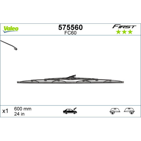 VALEO 575560 Balai d'essuie-glace