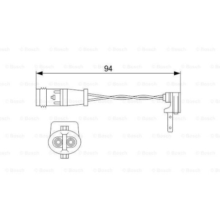 Bremsbelagverschleißsensor Mercedes BOSCH 1 987 474 553