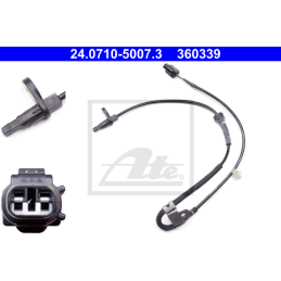 Delantero Izquierda Sensor de ABS para Opel Agila B Suzuki Splash ATE 24.0710-5007.3