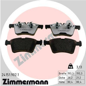 ZIMMERMANN 24151.902.1 Pastillas de freno Delantero para