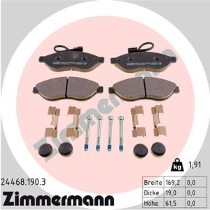 ZIMMERMANN 24468.190.3 Brake Pads Set Front for