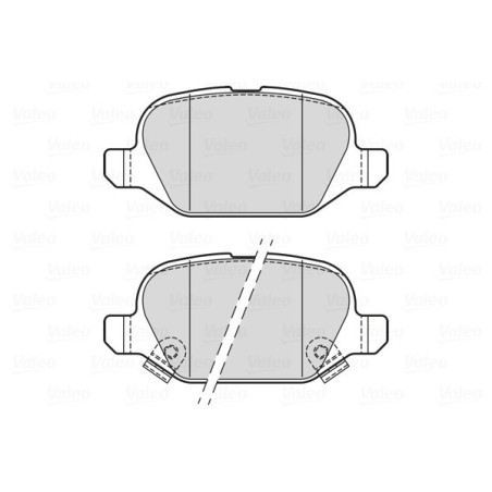 VALEO 302338 Plaquettes de frein Avant pour